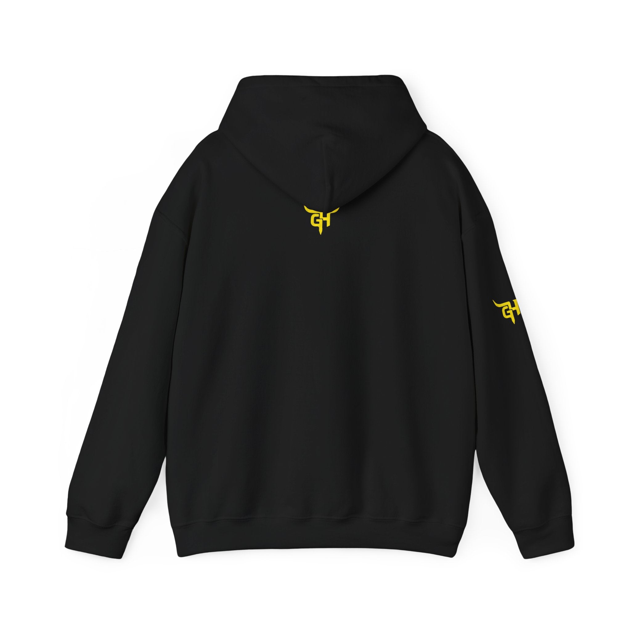 Gooseneck Hustlers Script Logo Hoodie | White Pullover Sweatshirt