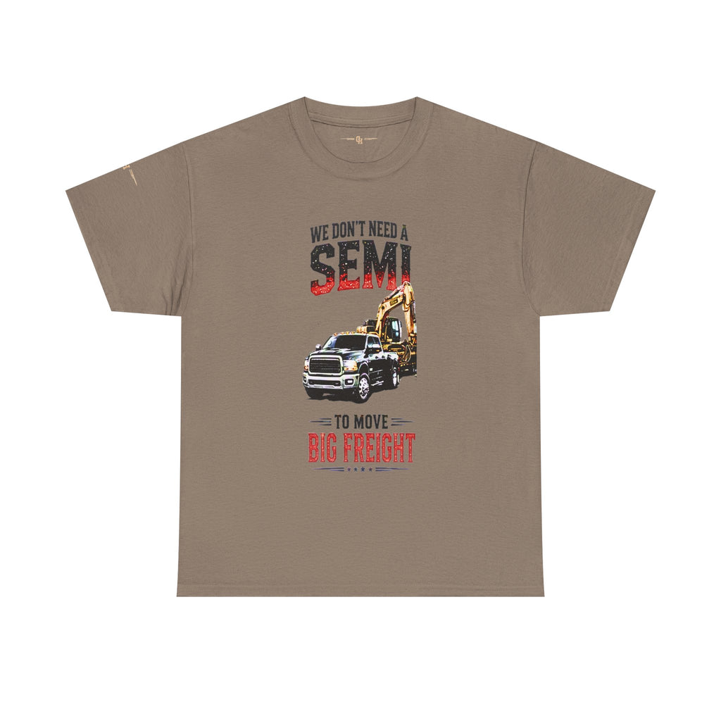 Big Freight Semi Truck T-Shirt | Trucking Graphic Tee, Rig Driver Design