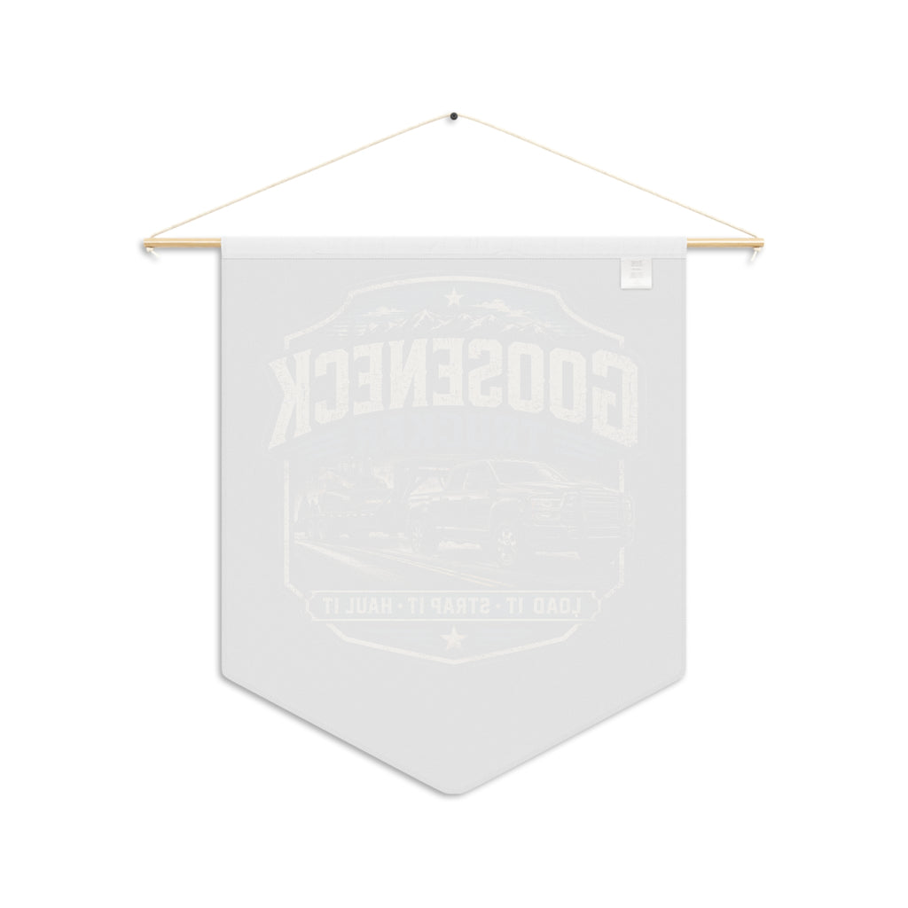 Gooseneck Trucker Pennant | Load It Strap It Haul It