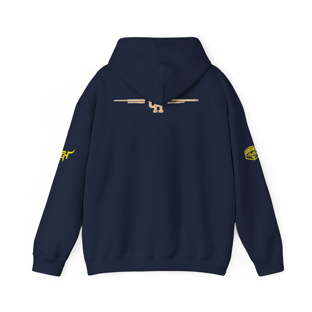 Hustler Weightlifting Hoodie | Barbell Workout Hooded Sweatshirt