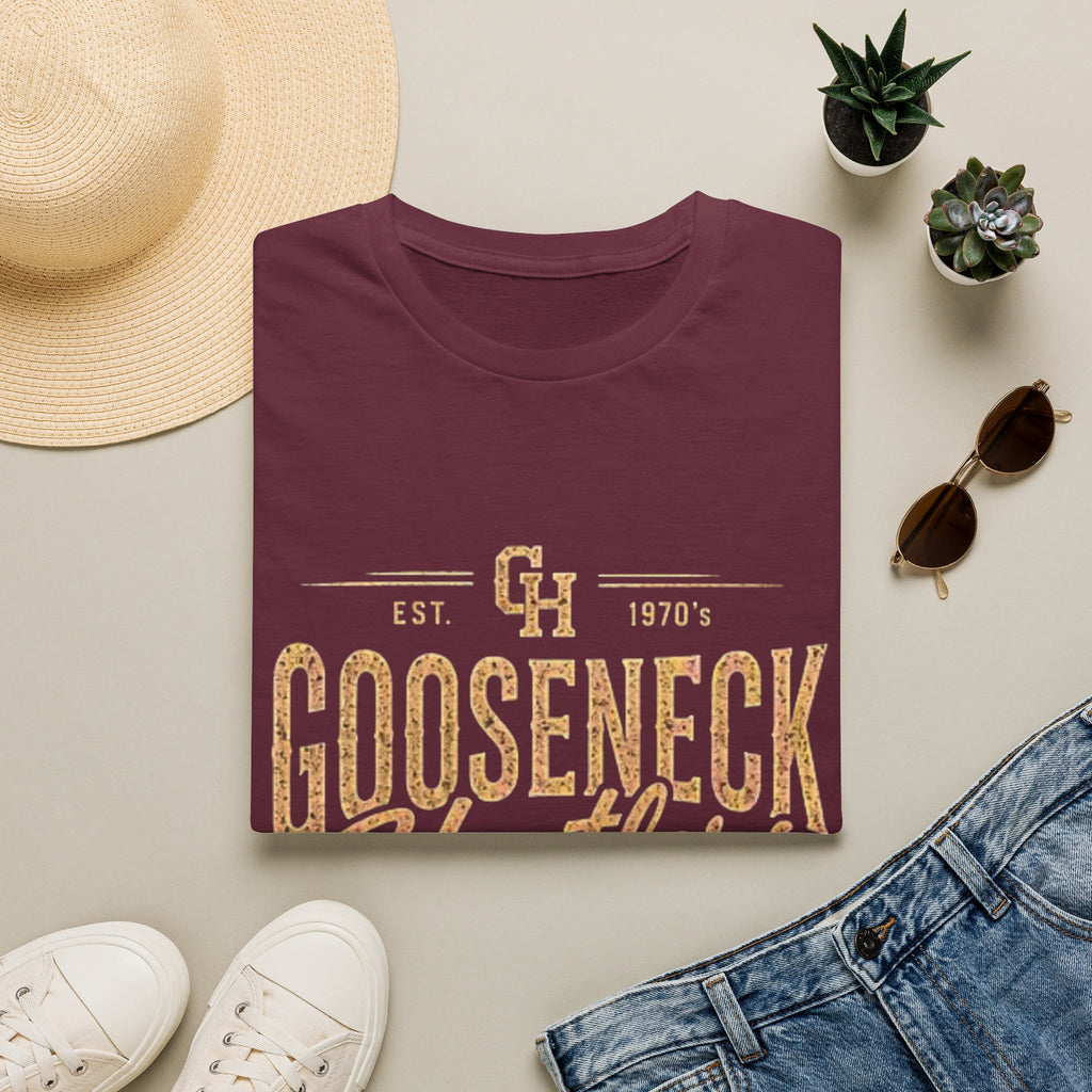 Gooseneck Hustlers T-Shirt — Vintage Script Logo Tee