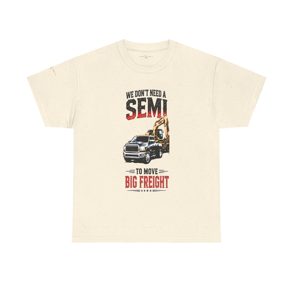 Big Freight Semi Truck T-Shirt | Trucking Graphic Tee, Rig Driver Design