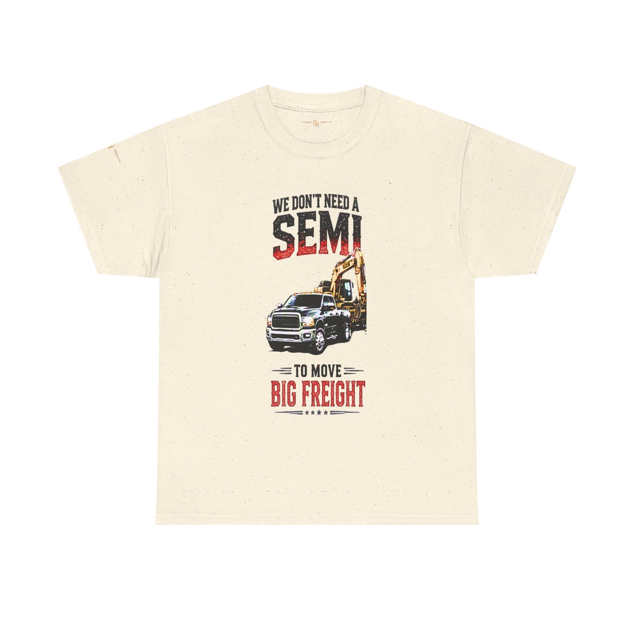 Big Freight Semi Truck T-Shirt | Trucking Graphic Tee, Rig Driver Design