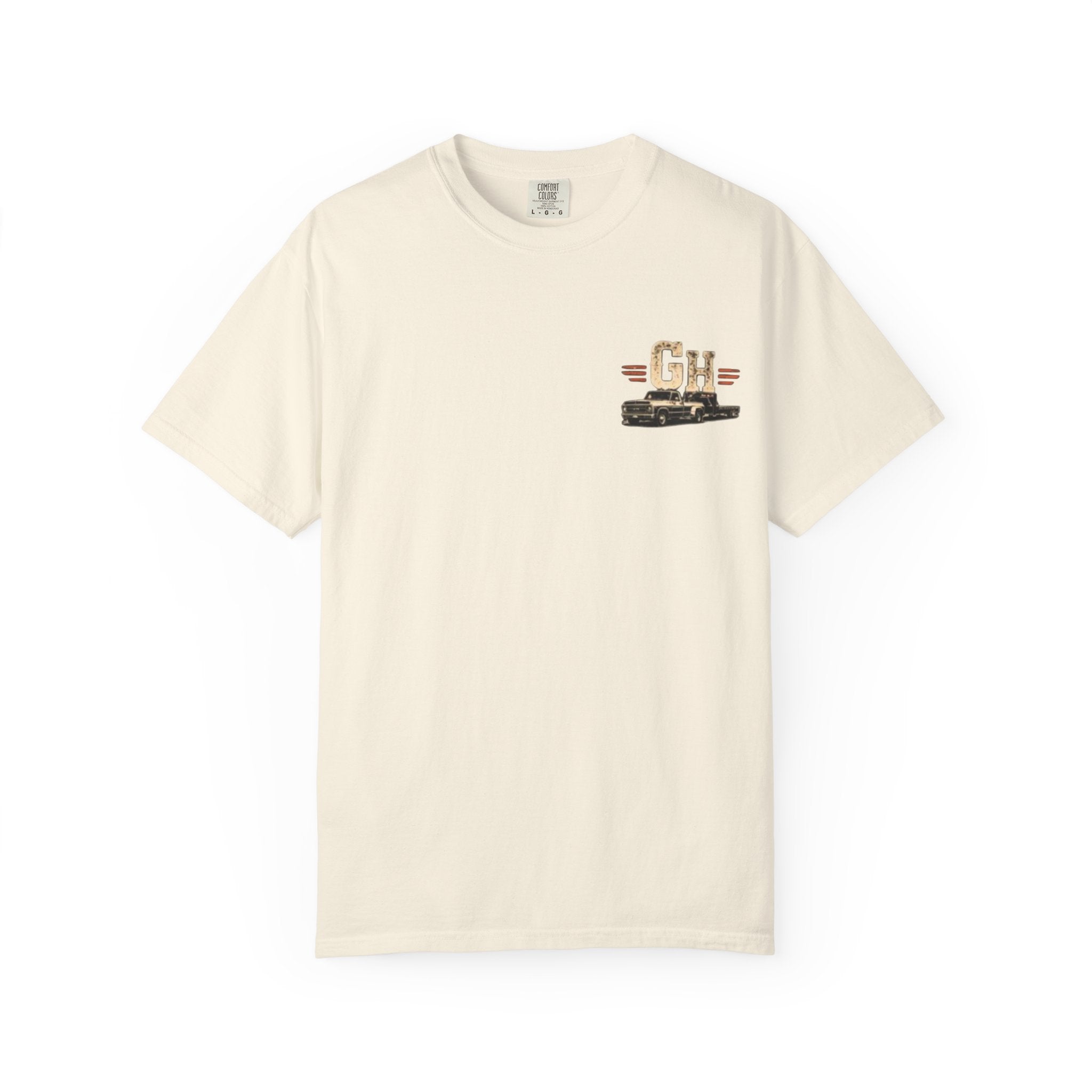 Vintage Pickup Truck T-Shirt — "Godseneck Hustlers" Retro Workwear Tee
