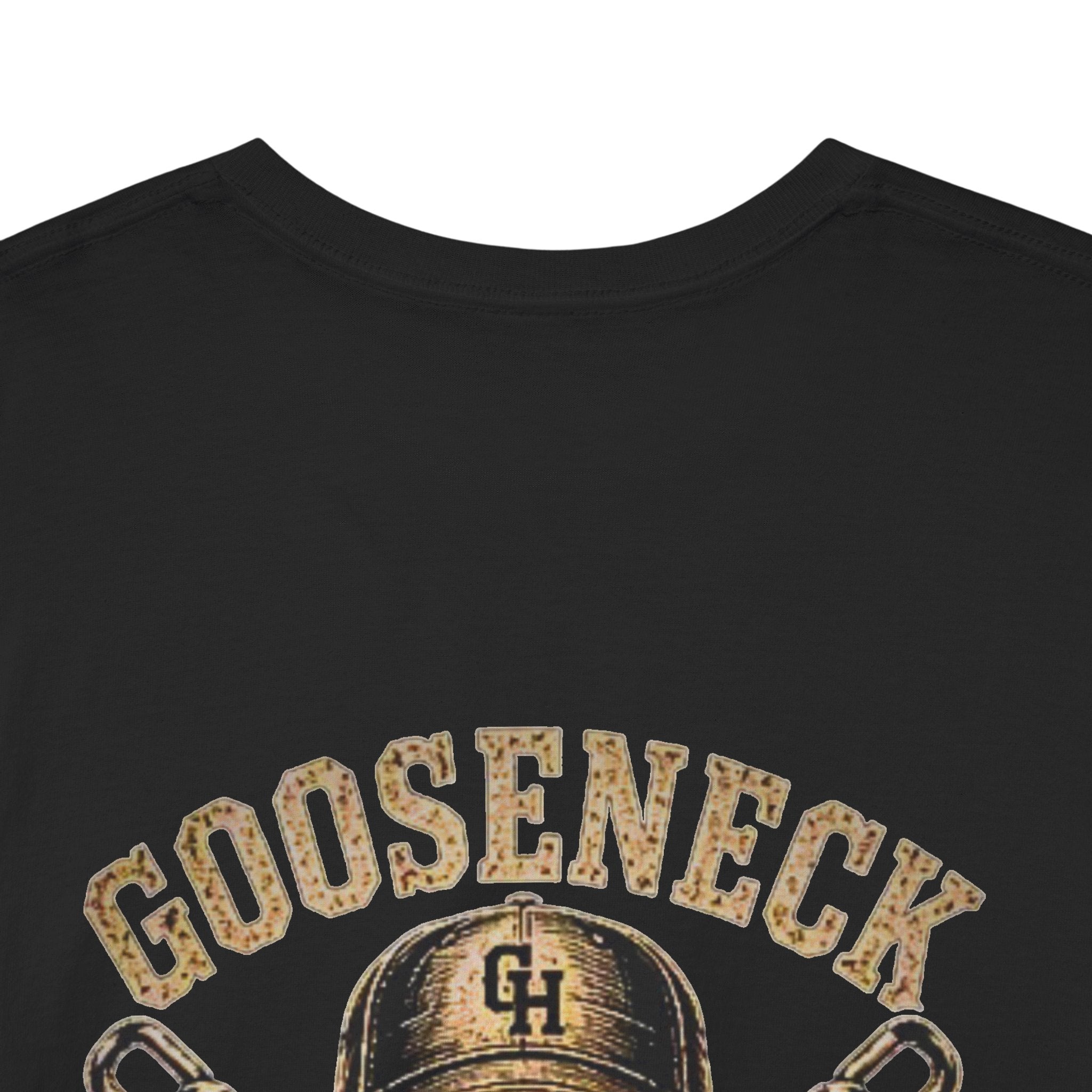 Gooseneck Hustlers Skull Tee | Trucking Rig Chain Vintage Logo
