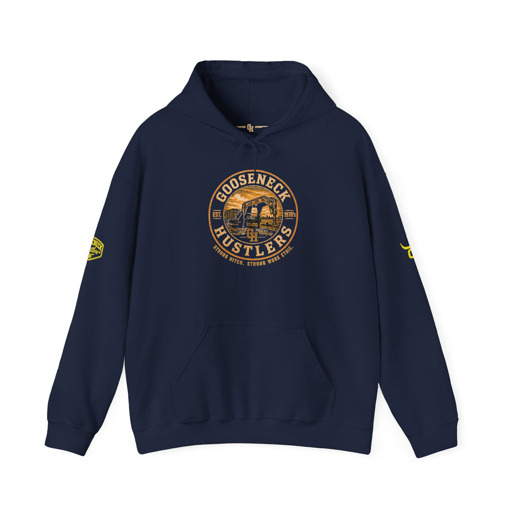 Hustler Weightlifting Hoodie | Barbell Workout Hooded Sweatshirt