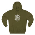 Minimal Yellow Symbol hoodie | Back Chest Small Logo