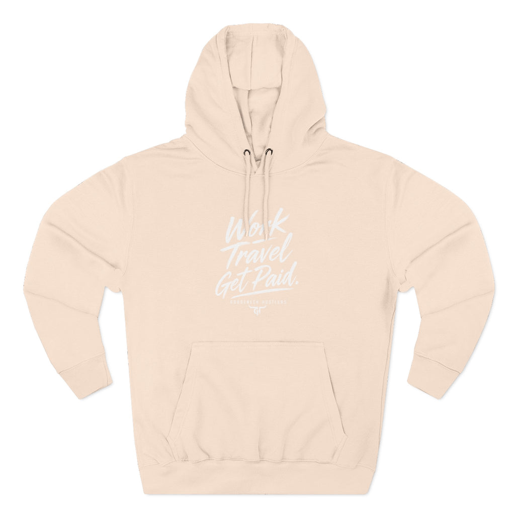 Minimal Yellow Symbol hoodie | Back Chest Small Logo
