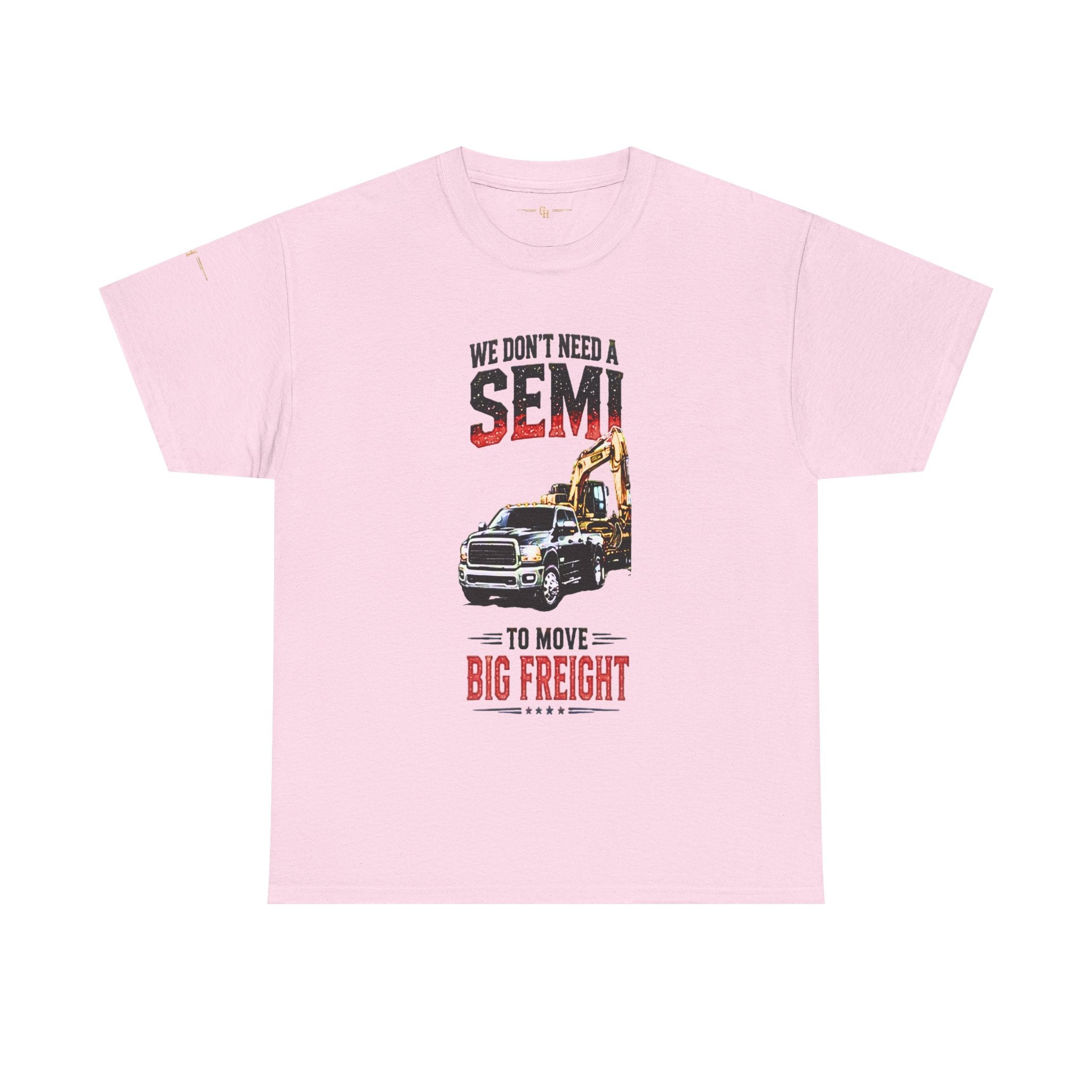 Big Freight Semi Truck T-Shirt | Trucking Graphic Tee, Rig Driver Design