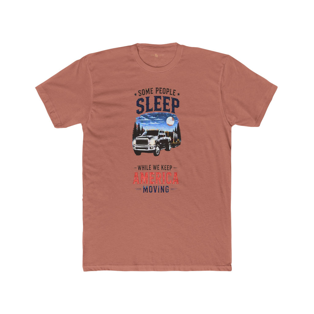 Some People Sleep Truck Tee | America Moving graphic tee