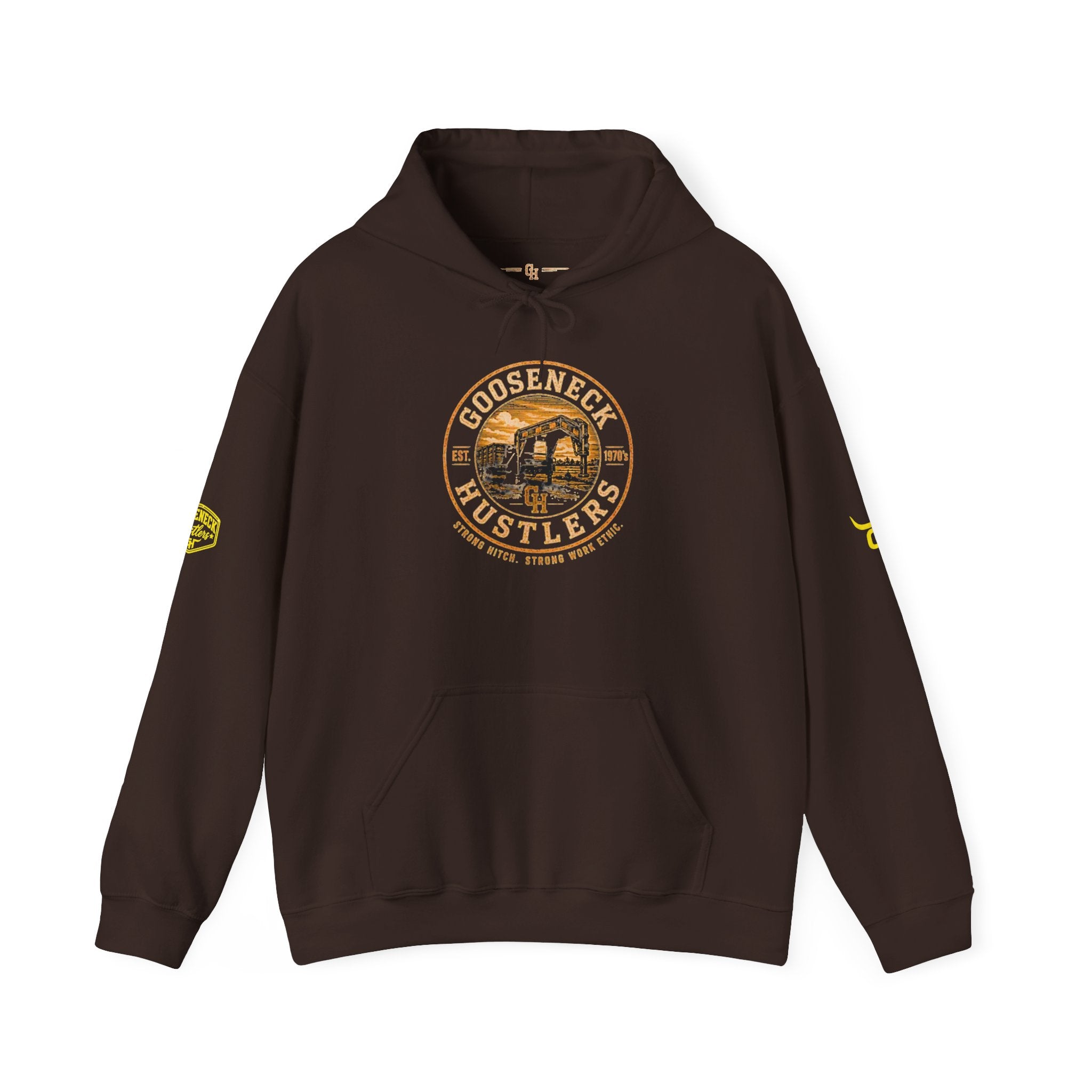 Hustler Weightlifting Hoodie | Barbell Workout Hooded Sweatshirt
