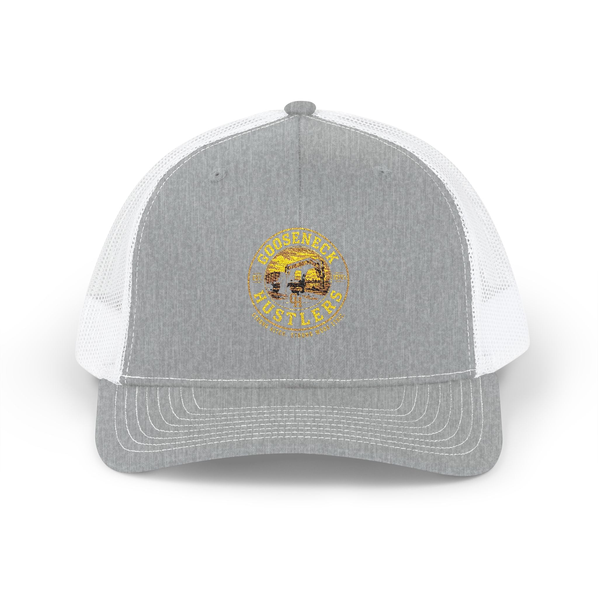 Goose Creek Hustlers Snapback Trucker Cap | Patch Logo Mesh Back
