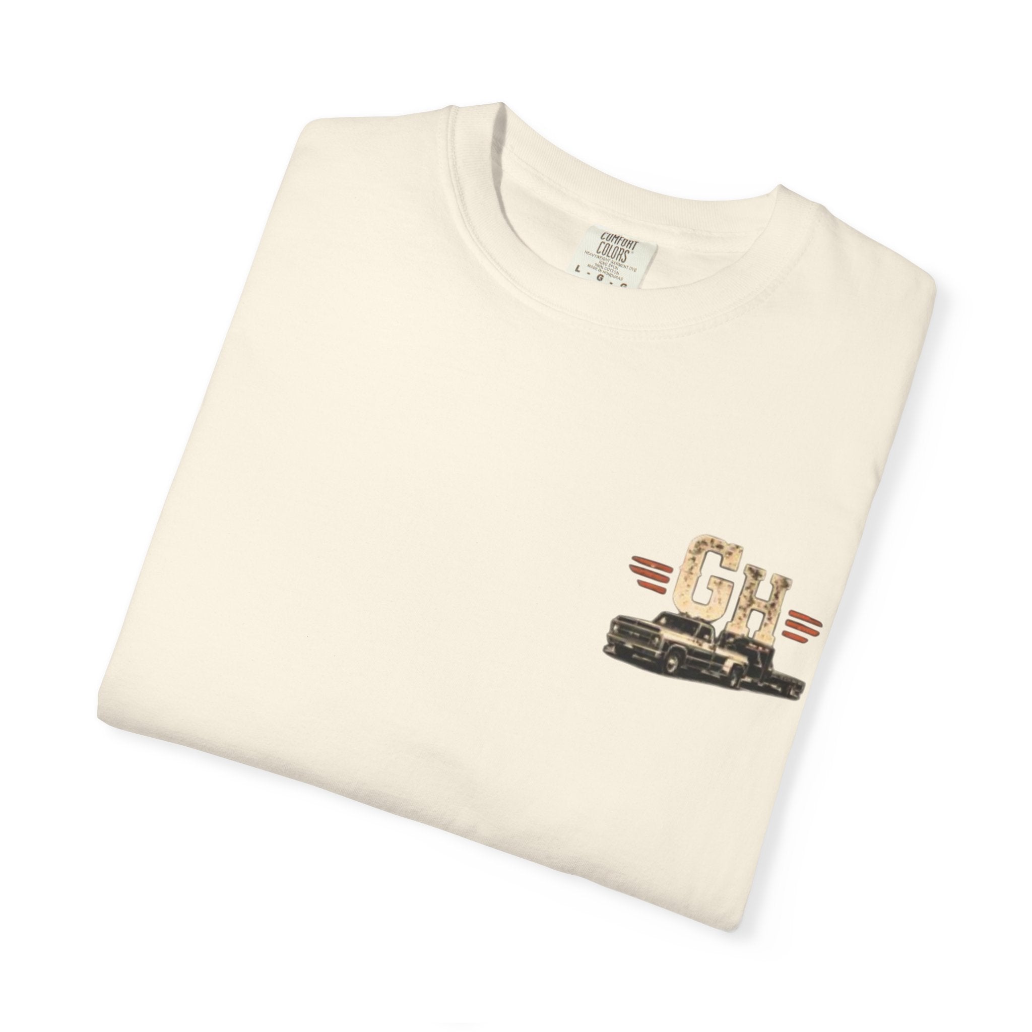 Vintage Pickup Truck T-Shirt — "Godseneck Hustlers" Retro Workwear Tee