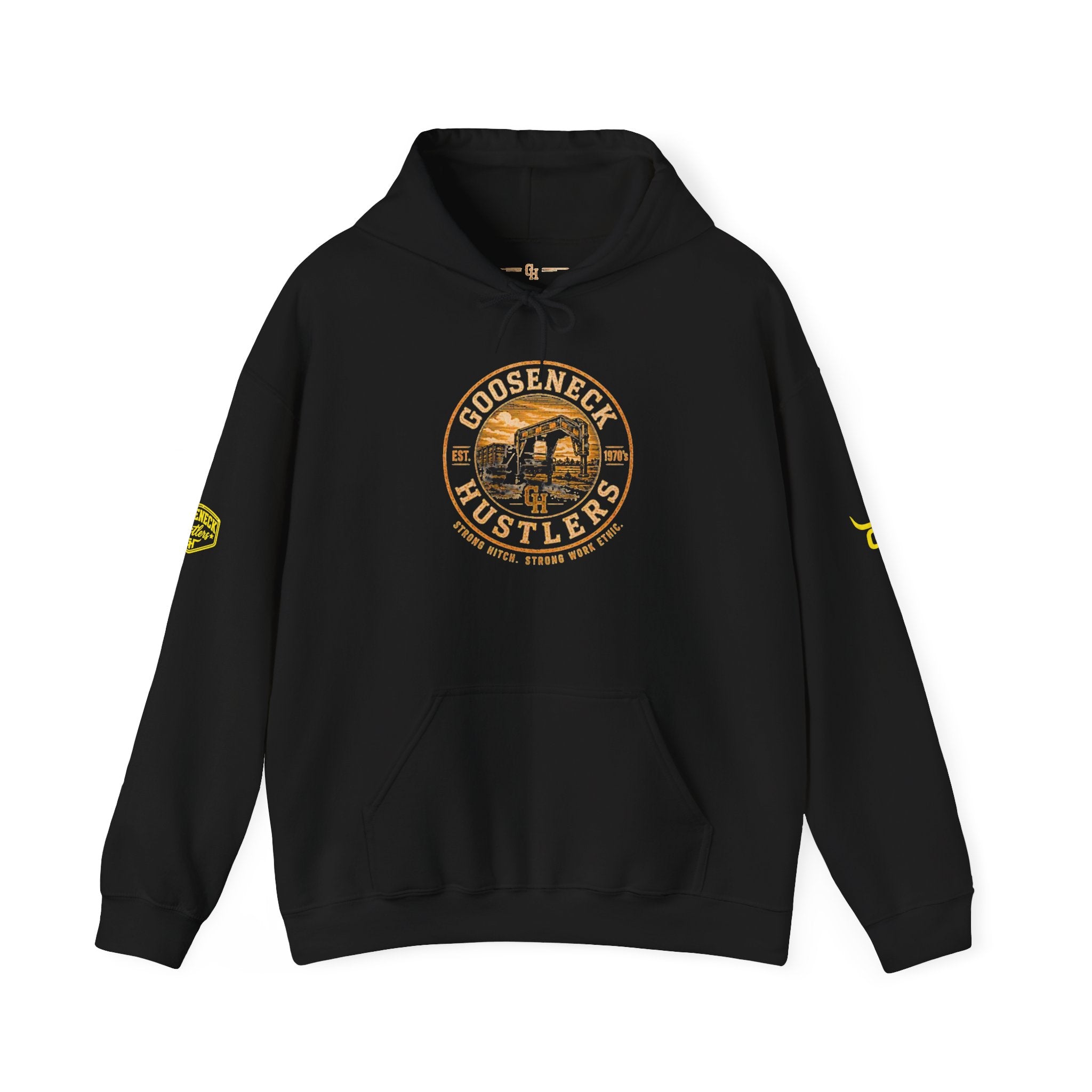 Hustler Weightlifting Hoodie | Barbell Workout Hooded Sweatshirt
