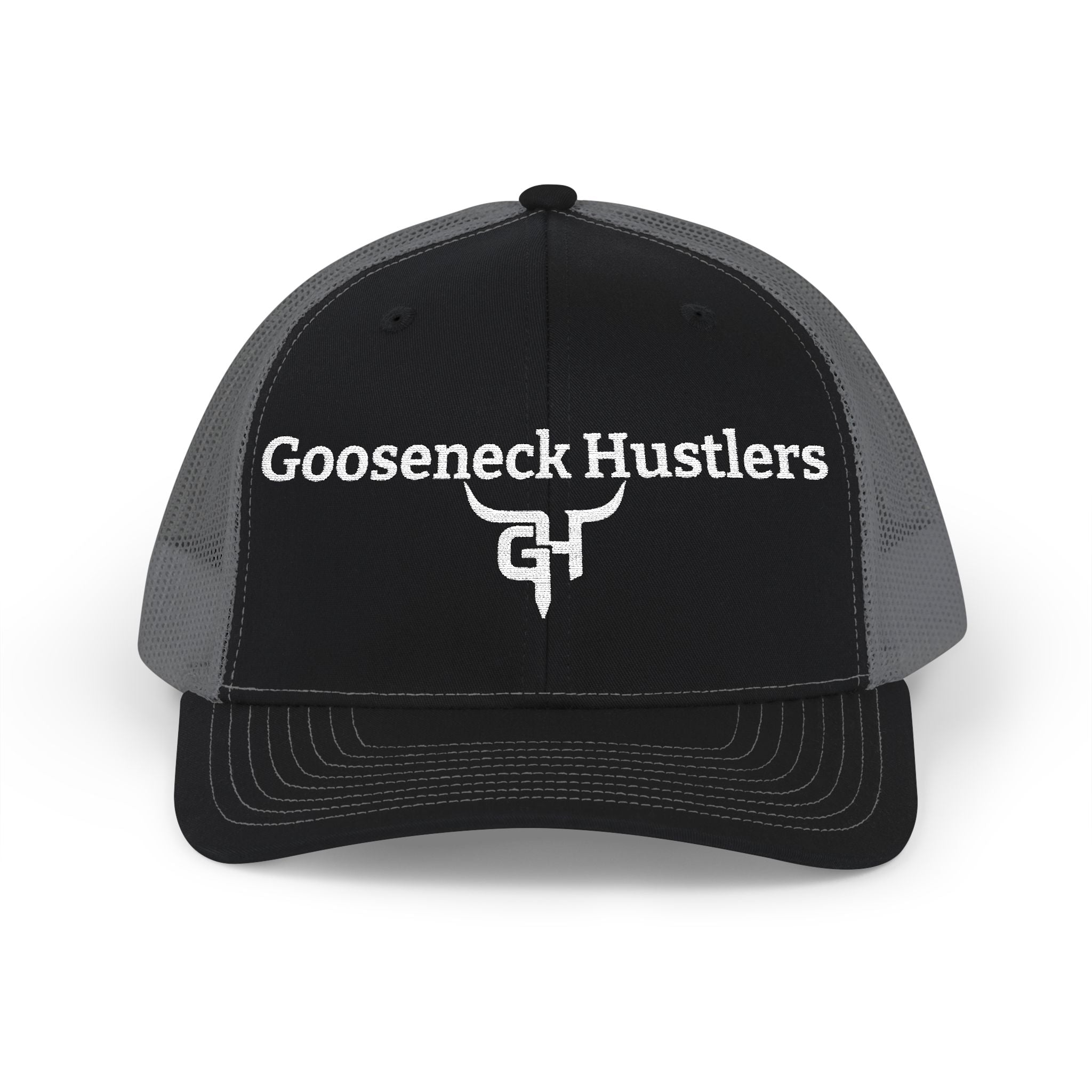 Goosehead Hustlers Trucker Cap | Vintage Skull Patch