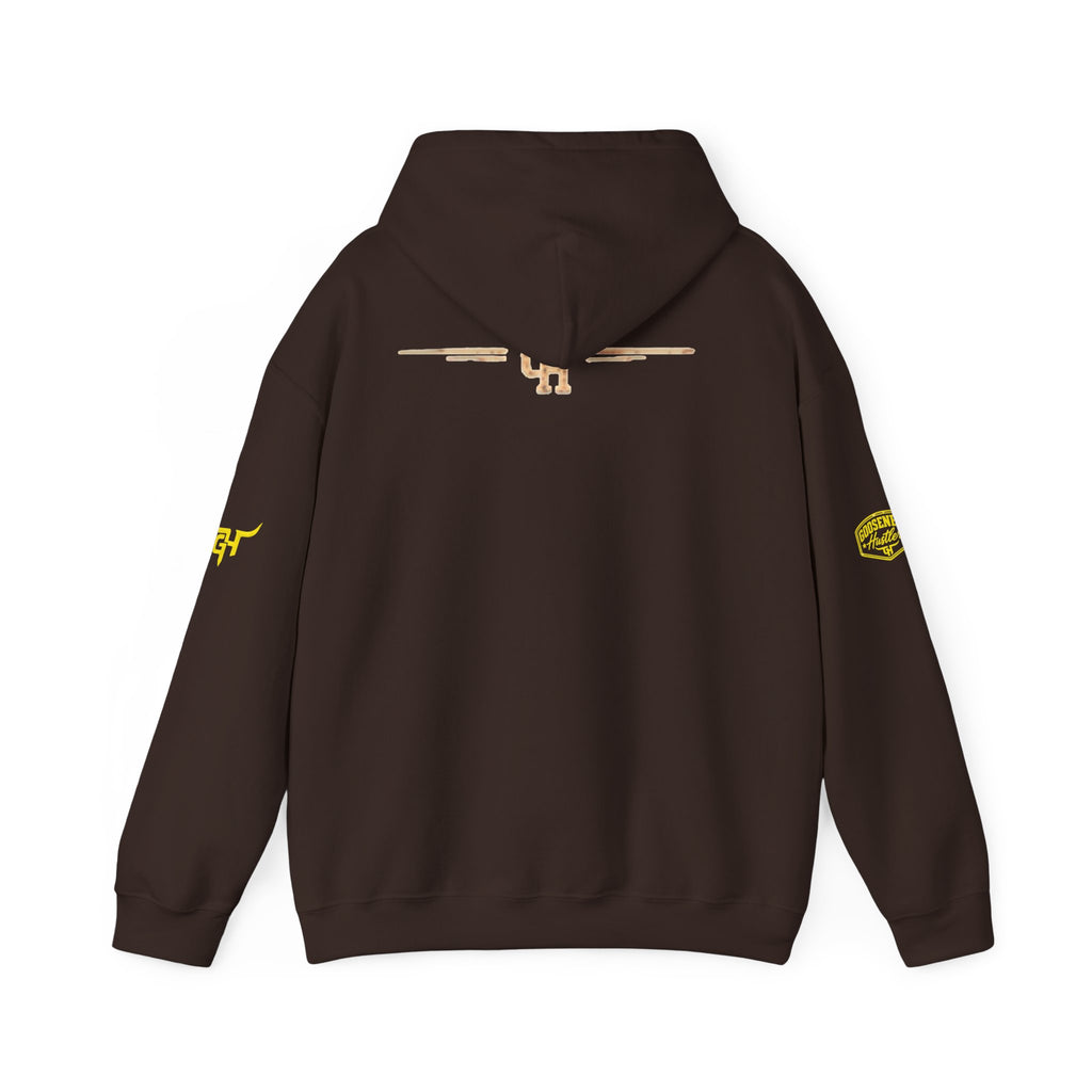 Hustler Weightlifting Hoodie | Barbell Workout Hooded Sweatshirt