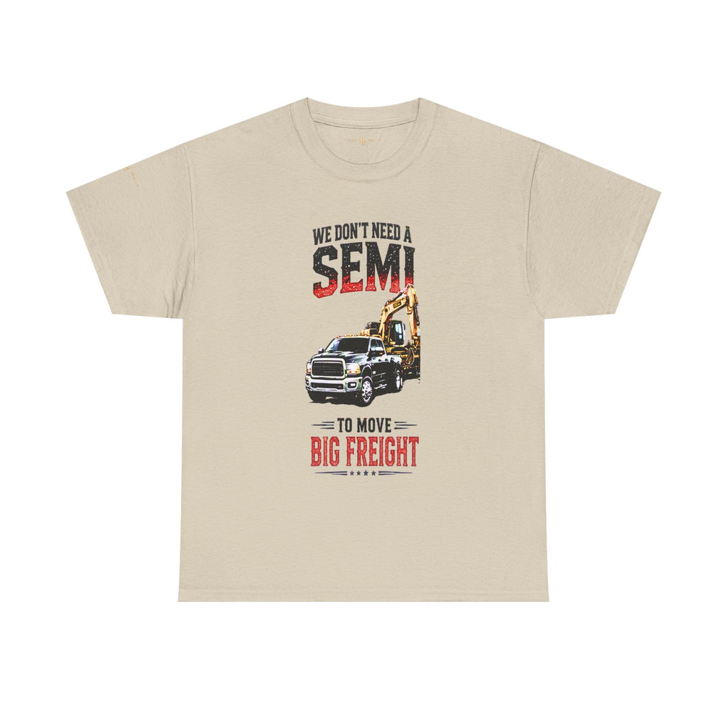 Big Freight Semi Truck T-Shirt | Trucking Graphic Tee, Rig Driver Design