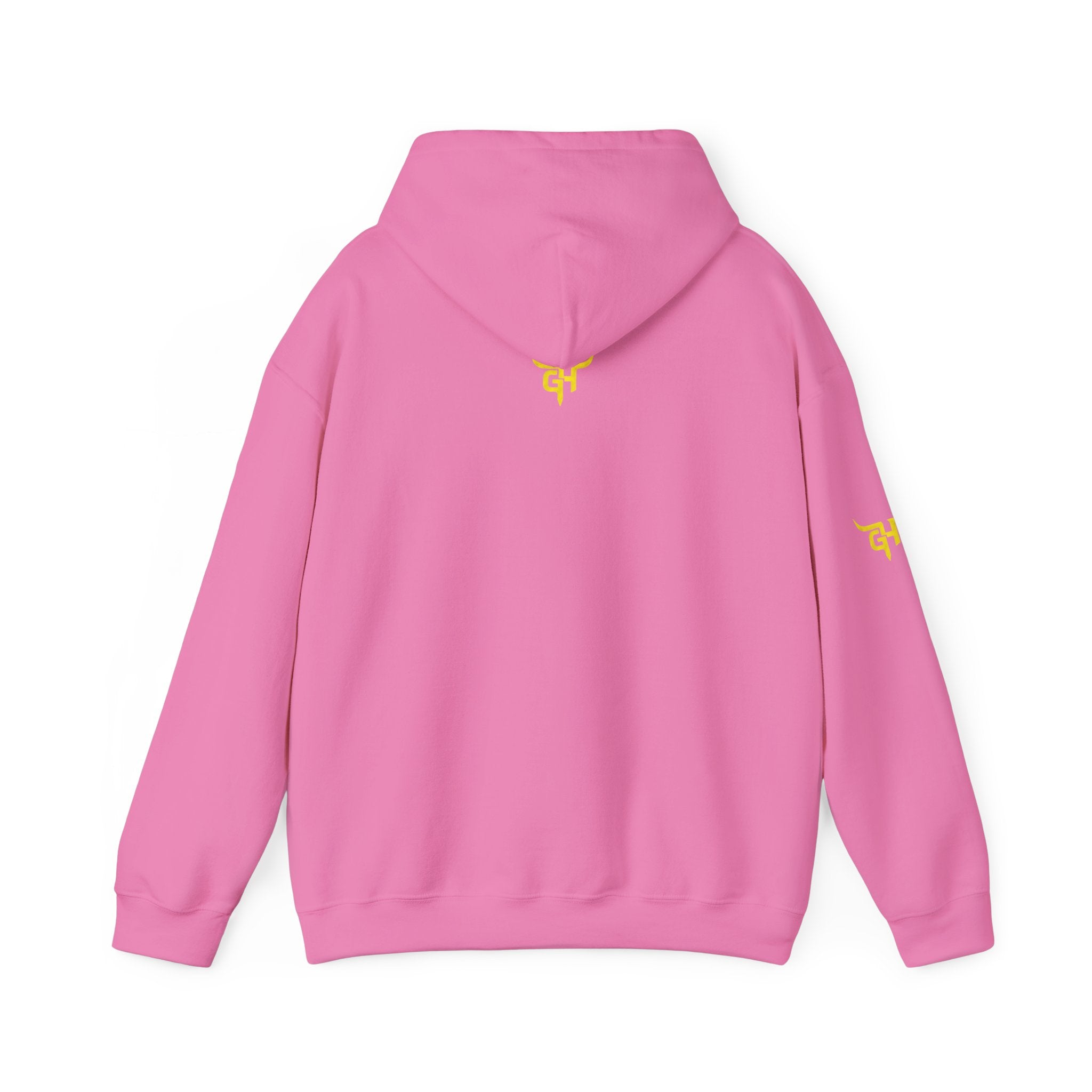 Gooseneck Hustlers Script Logo Hoodie | White Pullover Sweatshirt