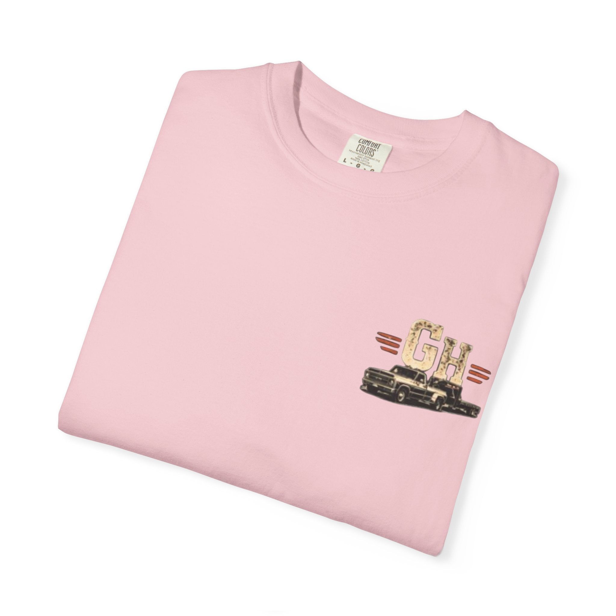 Vintage Pickup Truck T-Shirt — "Godseneck Hustlers" Retro Workwear Tee