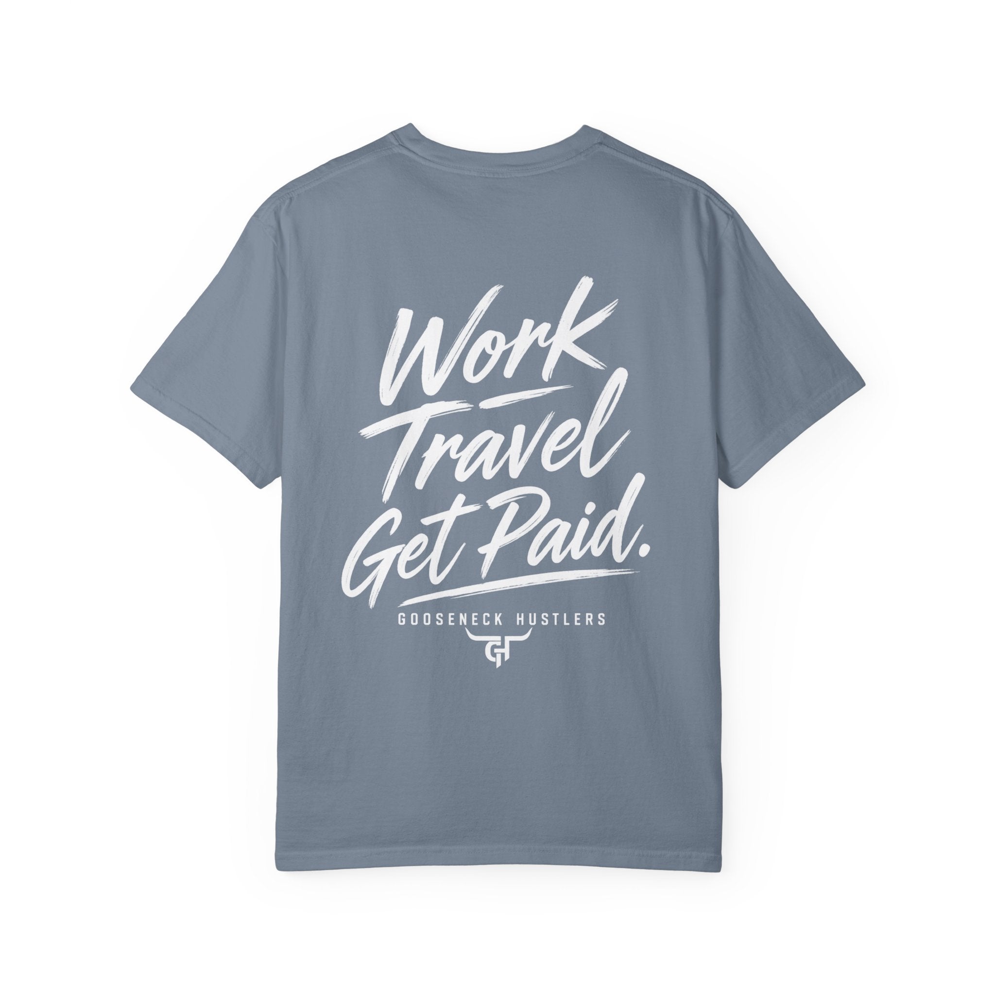 Gooseneck Hustlers Pickup Truck T-Shirt | Mountain Tow Haul Graphic