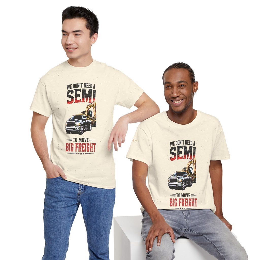 Big Freight Semi Truck T-Shirt | Trucking Graphic Tee, Rig Driver Design