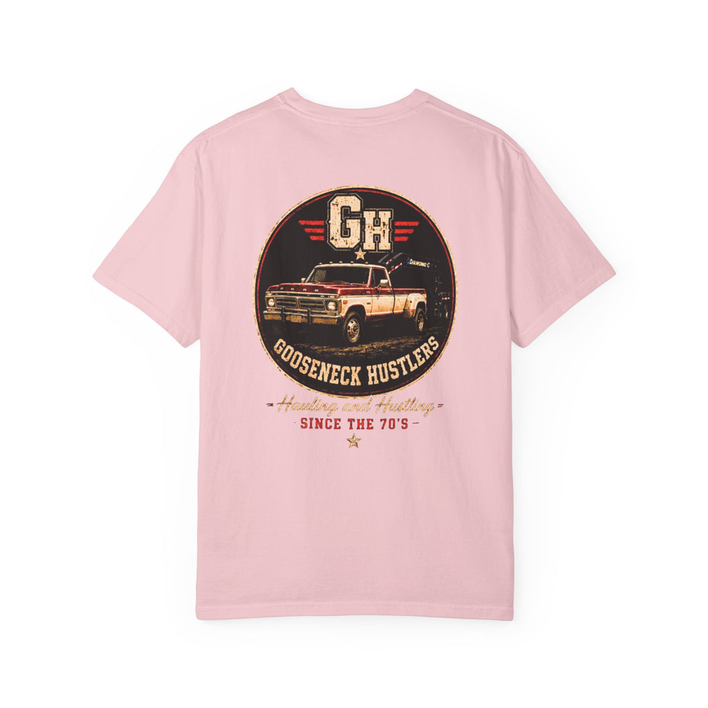 Vintage Pickup Truck T-Shirt — "Godseneck Hustlers" Retro Workwear Tee