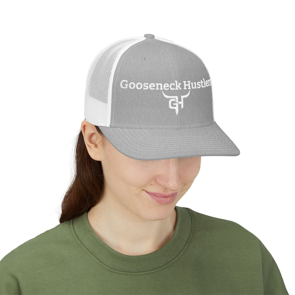 Goosehead Hustlers Trucker Cap | Vintage Skull Patch