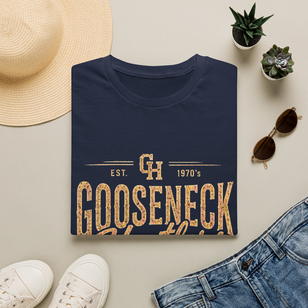 Gooseneck Hustlers T-Shirt — Vintage Script Logo Tee