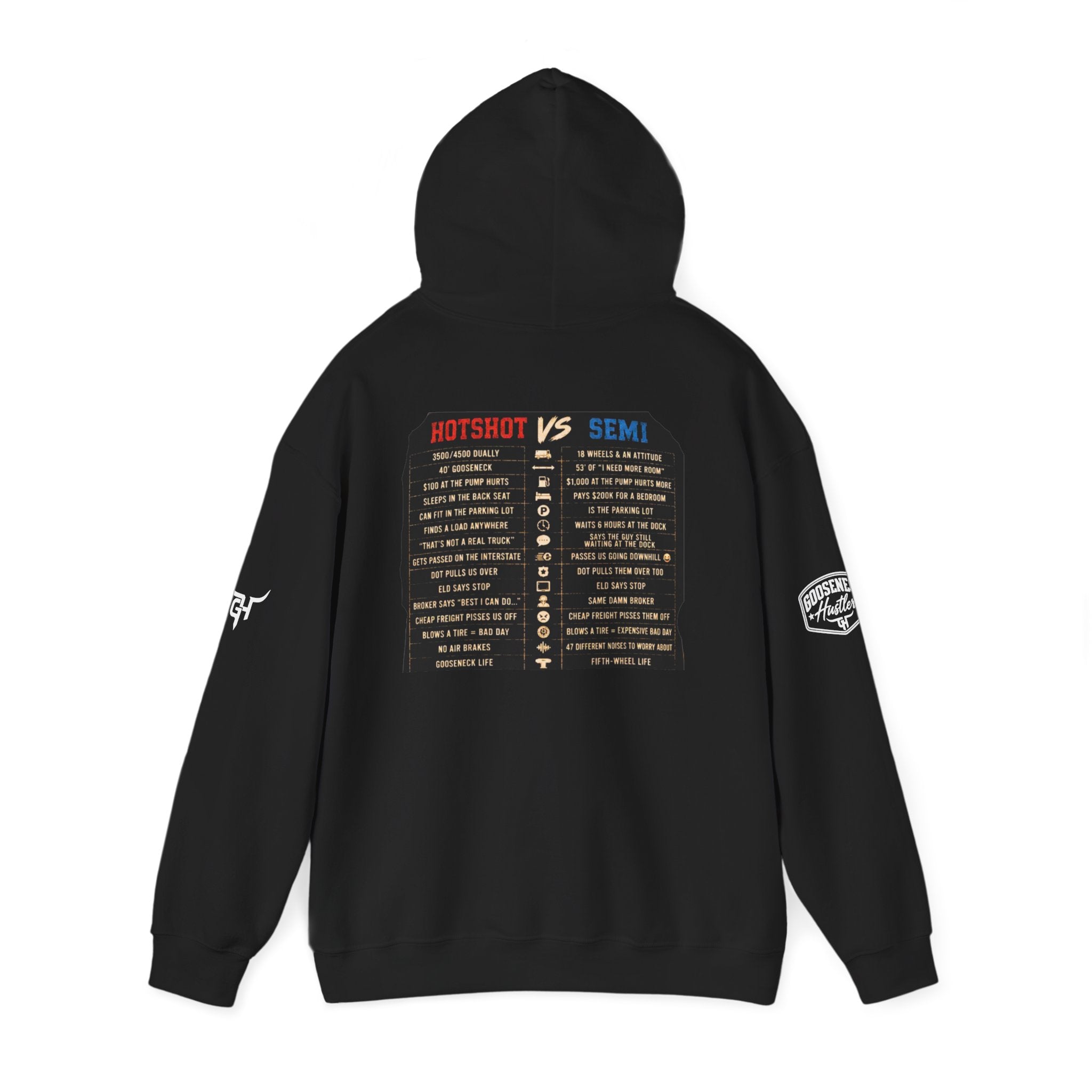 Hotshot Trucking Hoodie - "Hotshot Trucking Is Trucking!" Graphic Pullover for Drivers