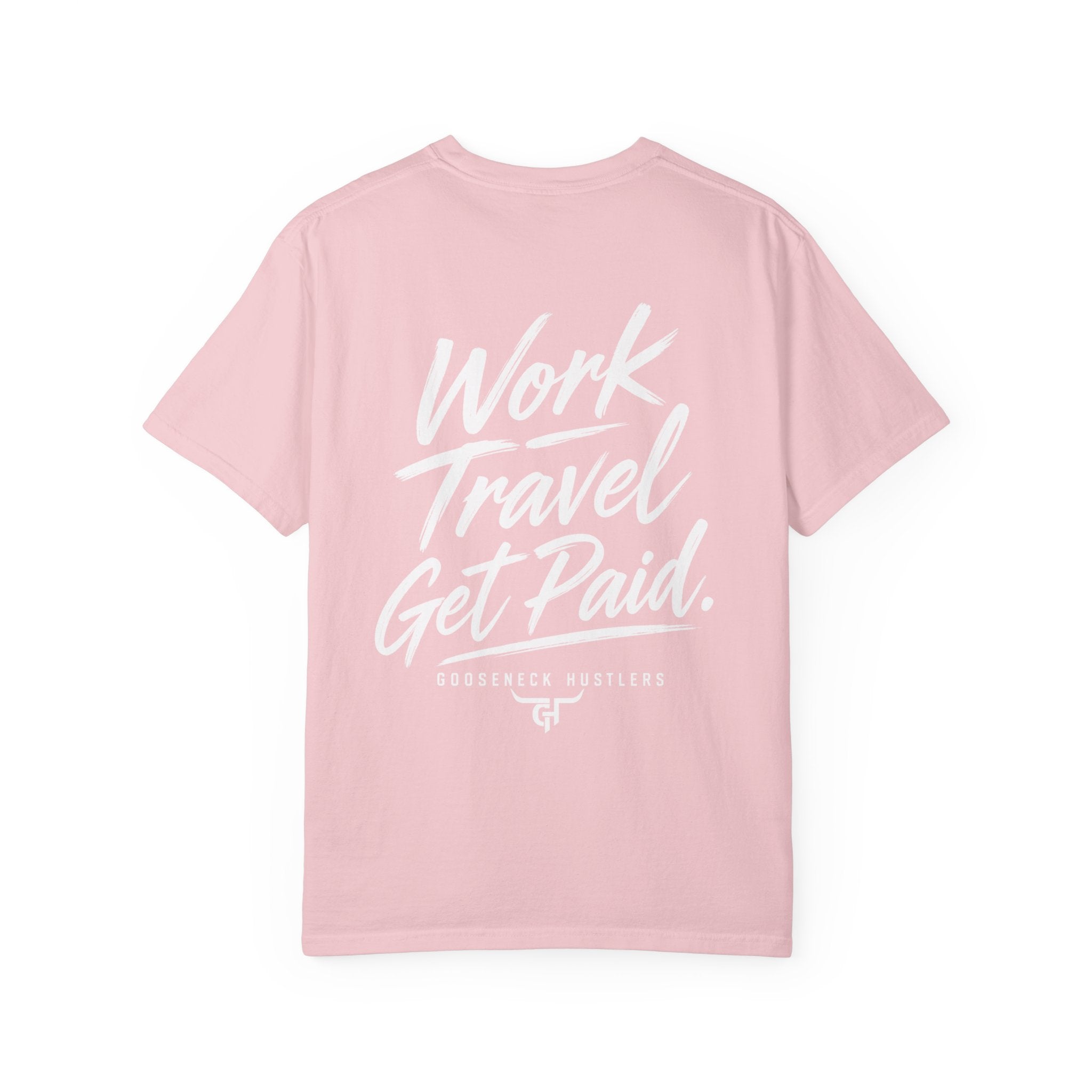Gooseneck Hustlers Pickup Truck T-Shirt | Mountain Tow Haul Graphic