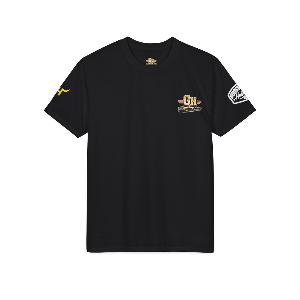 Gooseneck Hustlers T-Shirt — Vintage Truck & Cruiser Club Graphic Tee