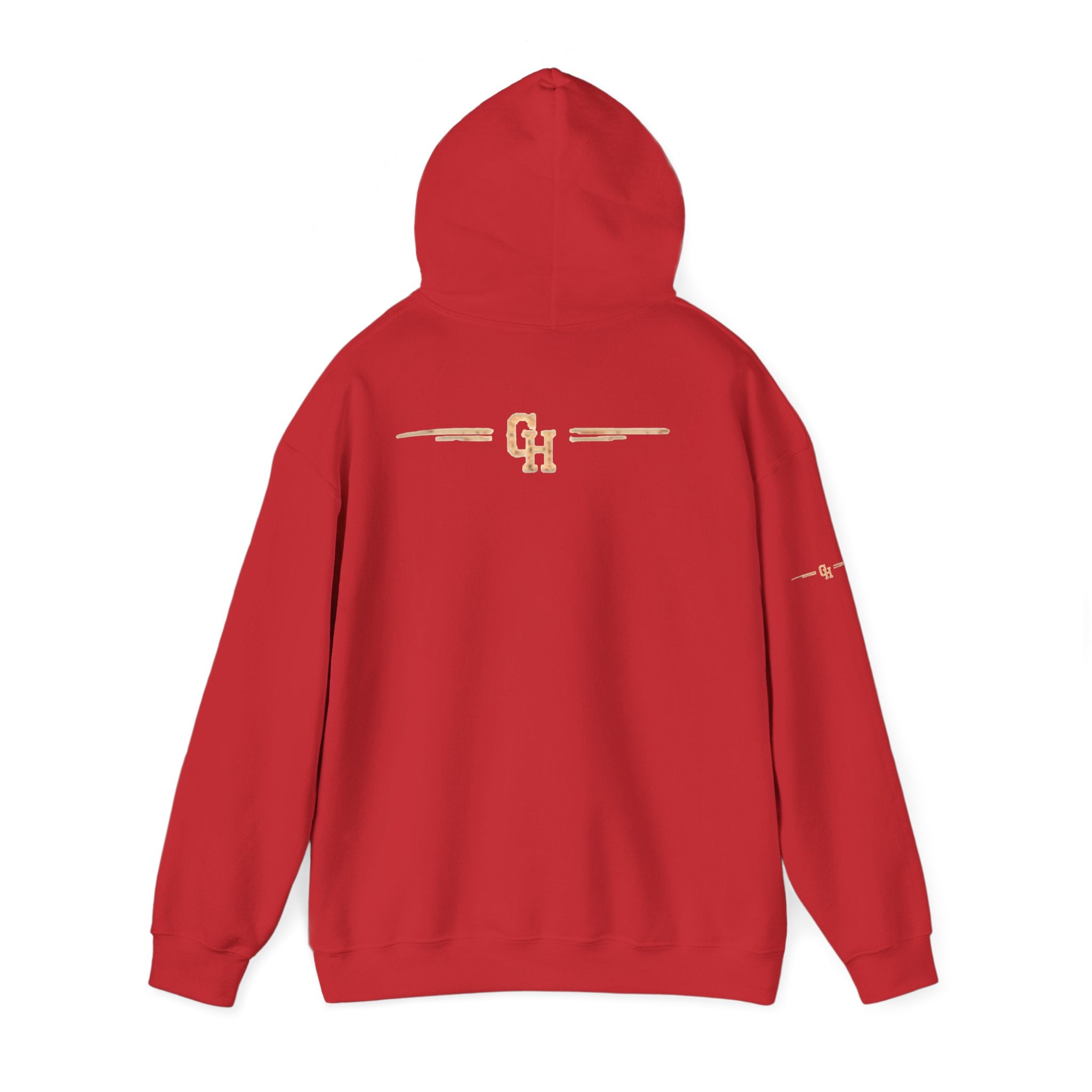 Gooseneck Hustlers Script Logo Hoodie | White Pullover Sweatshirt