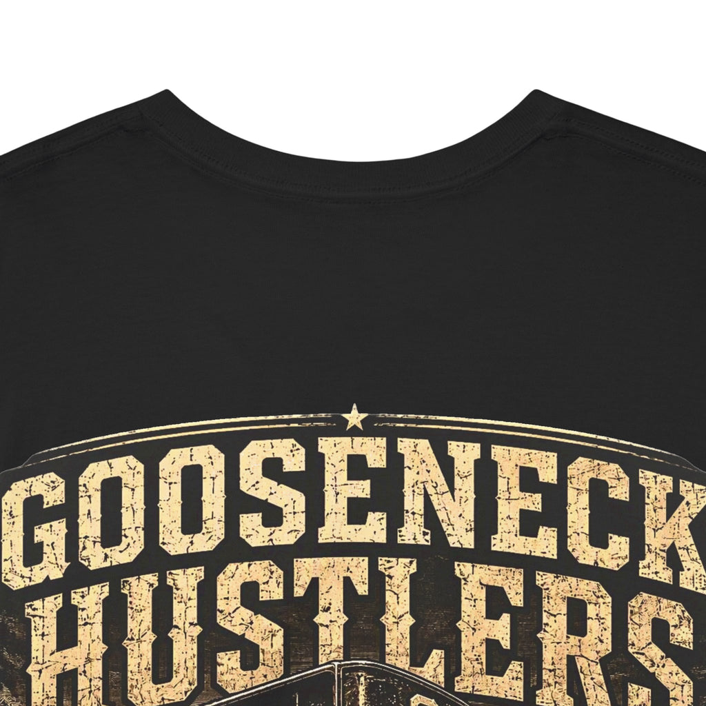 Gooseneck Hustlers trucker graphic Tee | hauler towing vintage design