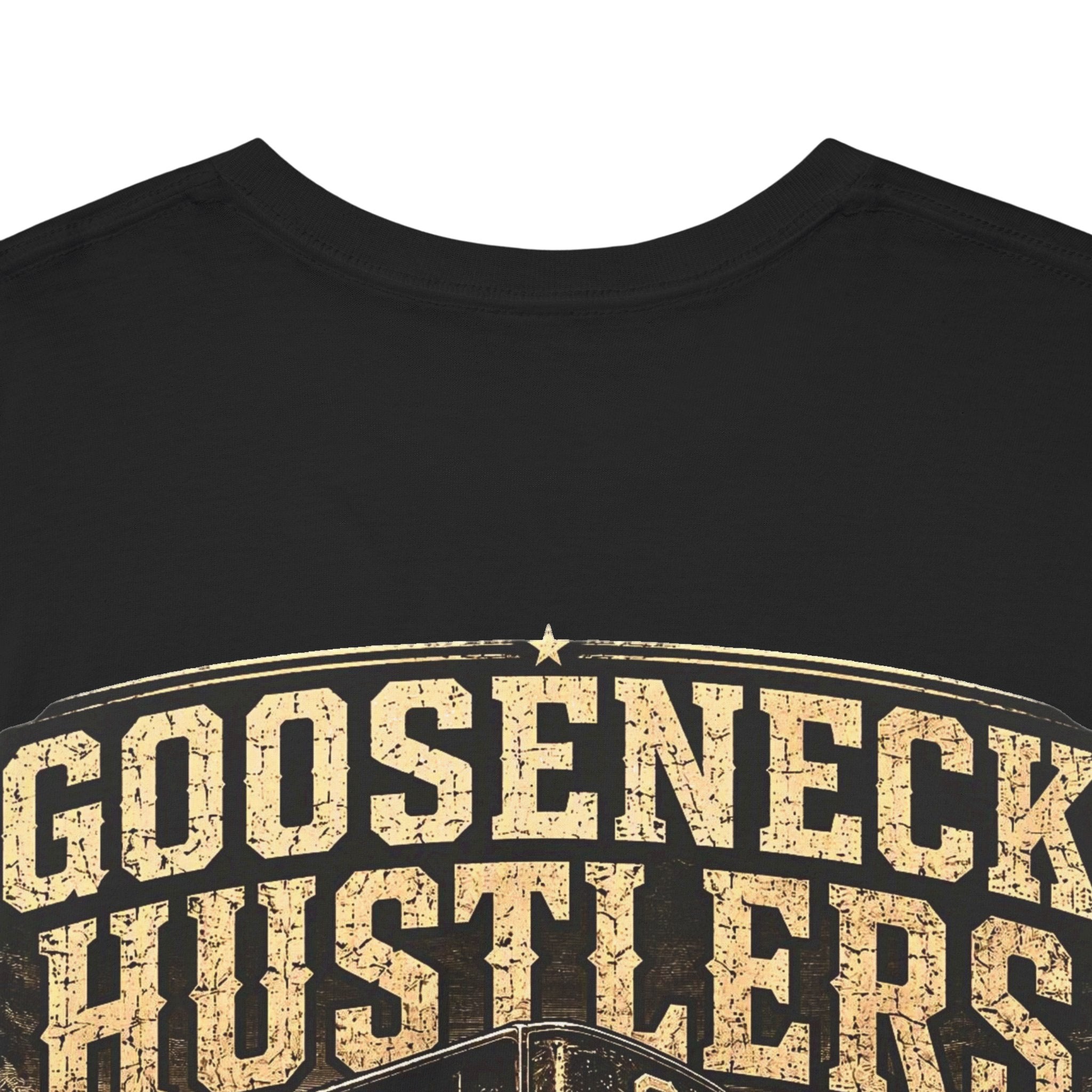 Gooseneck Hustlers trucker graphic Tee | hauler towing vintage design