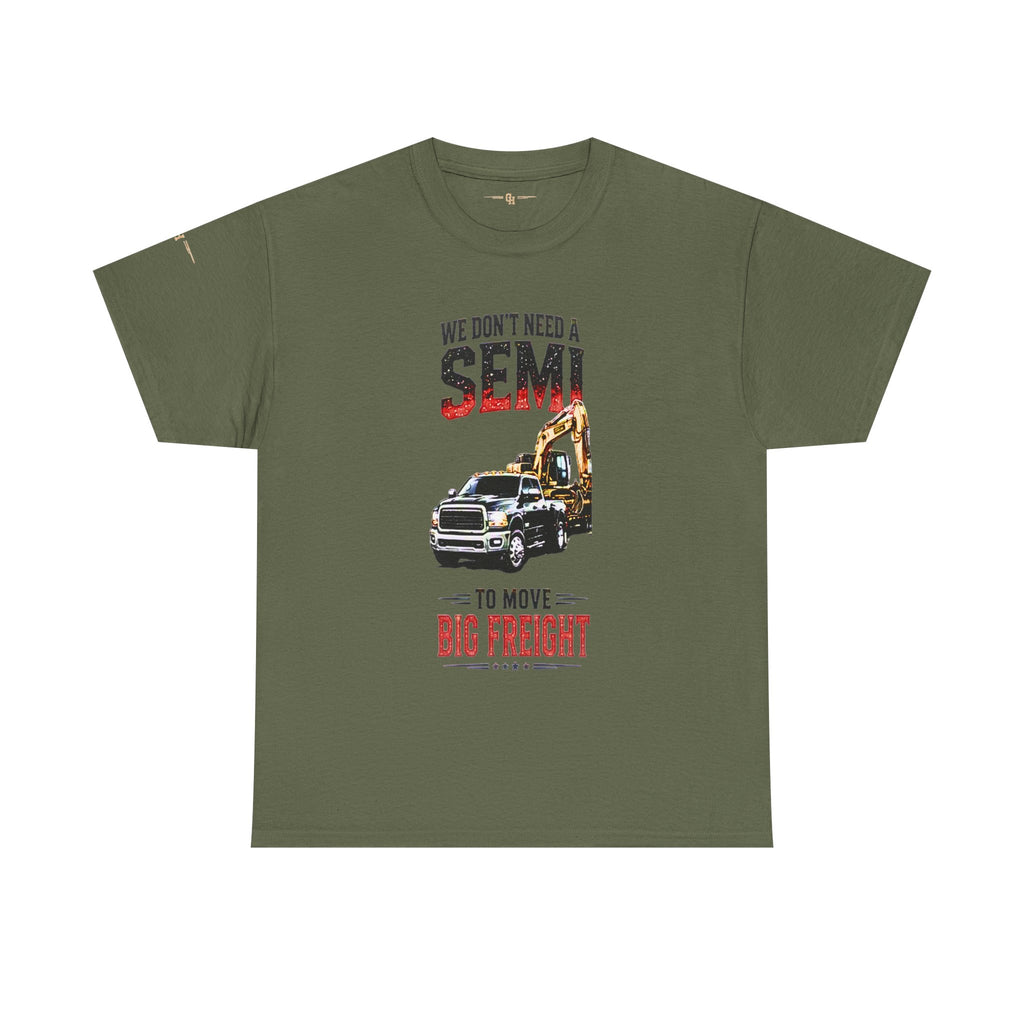Big Freight Semi Truck T-Shirt | Trucking Graphic Tee, Rig Driver Design