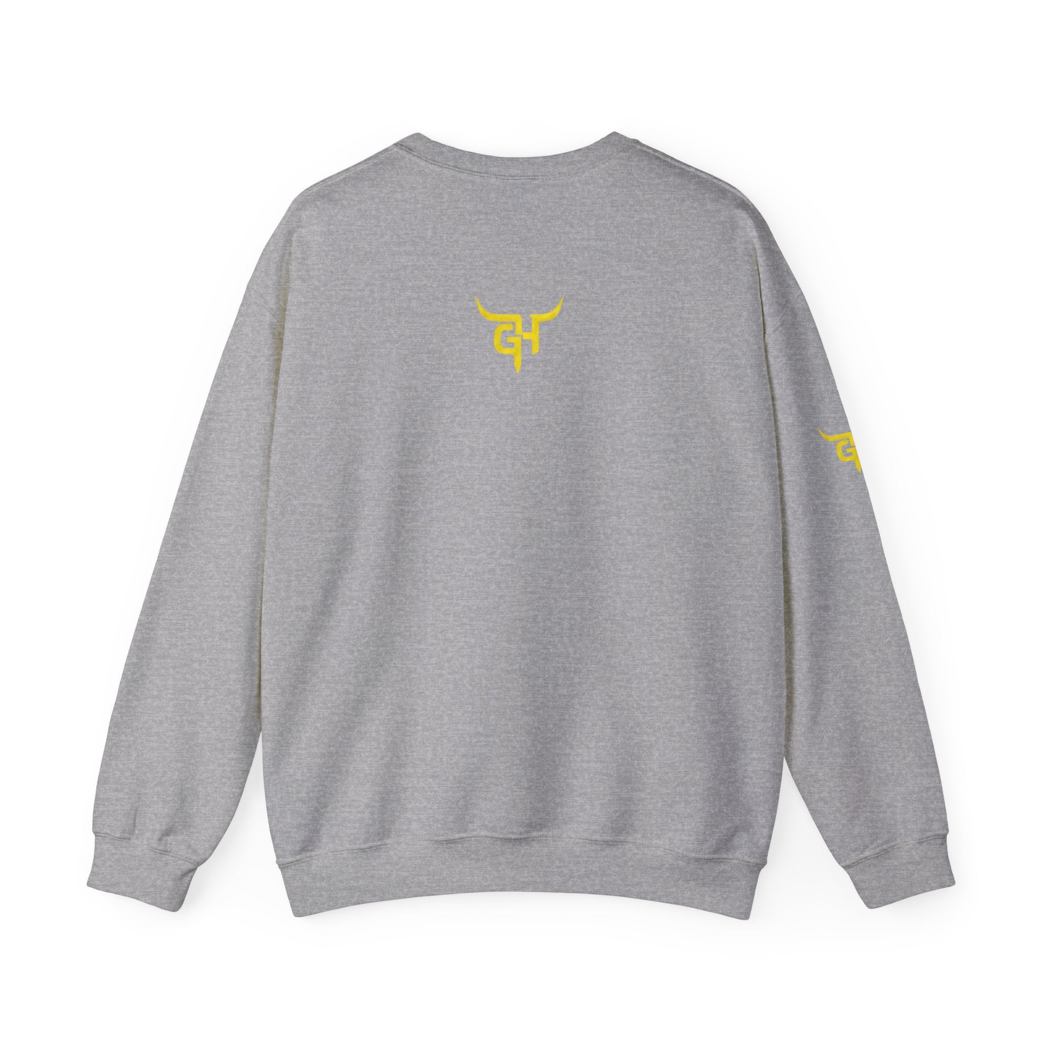 Goosenekk Hustlers Crewneck Sweatshirt | Vintage Car Street Scene, White