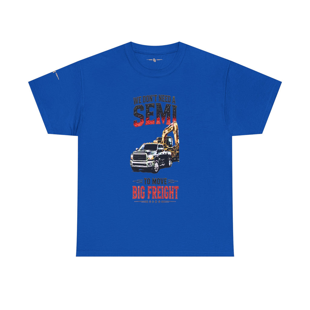 Big Freight Semi Truck T-Shirt | Trucking Graphic Tee, Rig Driver Design