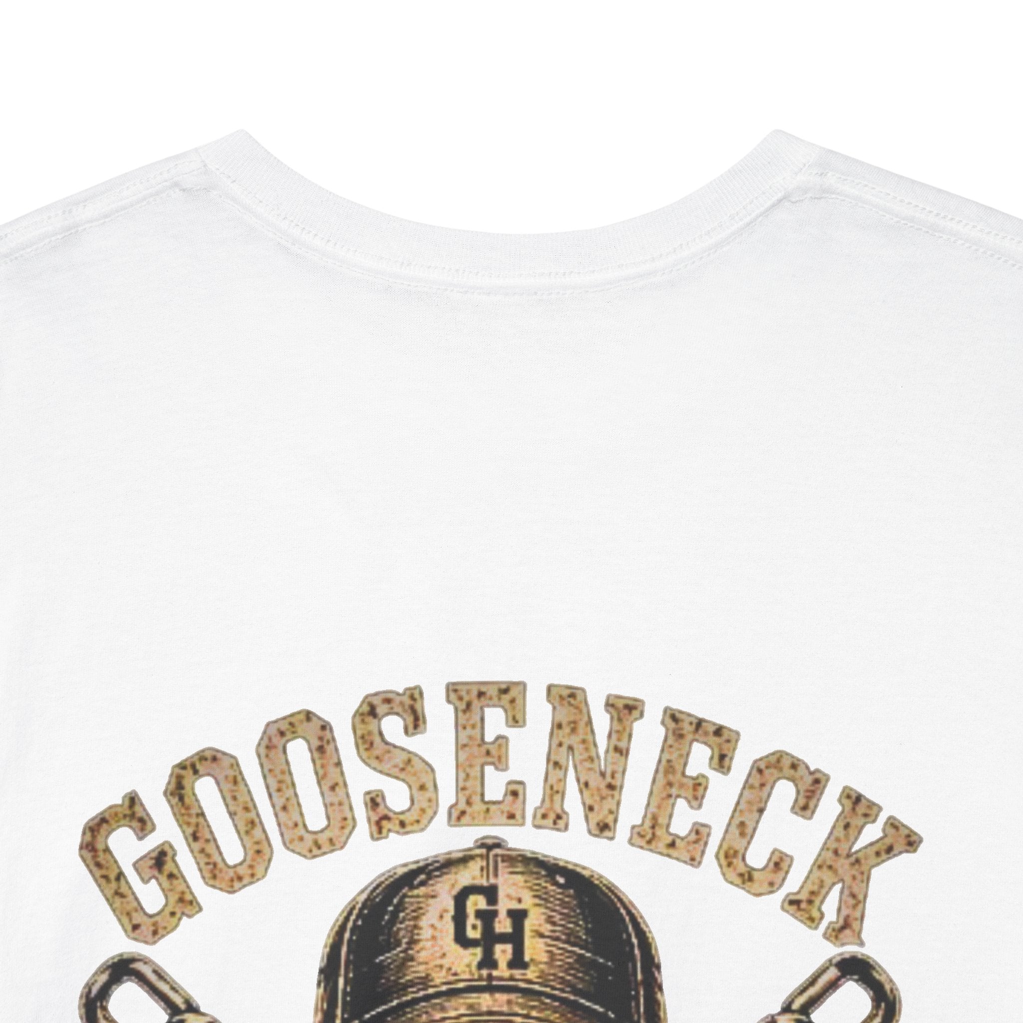 Gooseneck Hustlers Skull Tee | Trucking Rig Chain Vintage Logo
