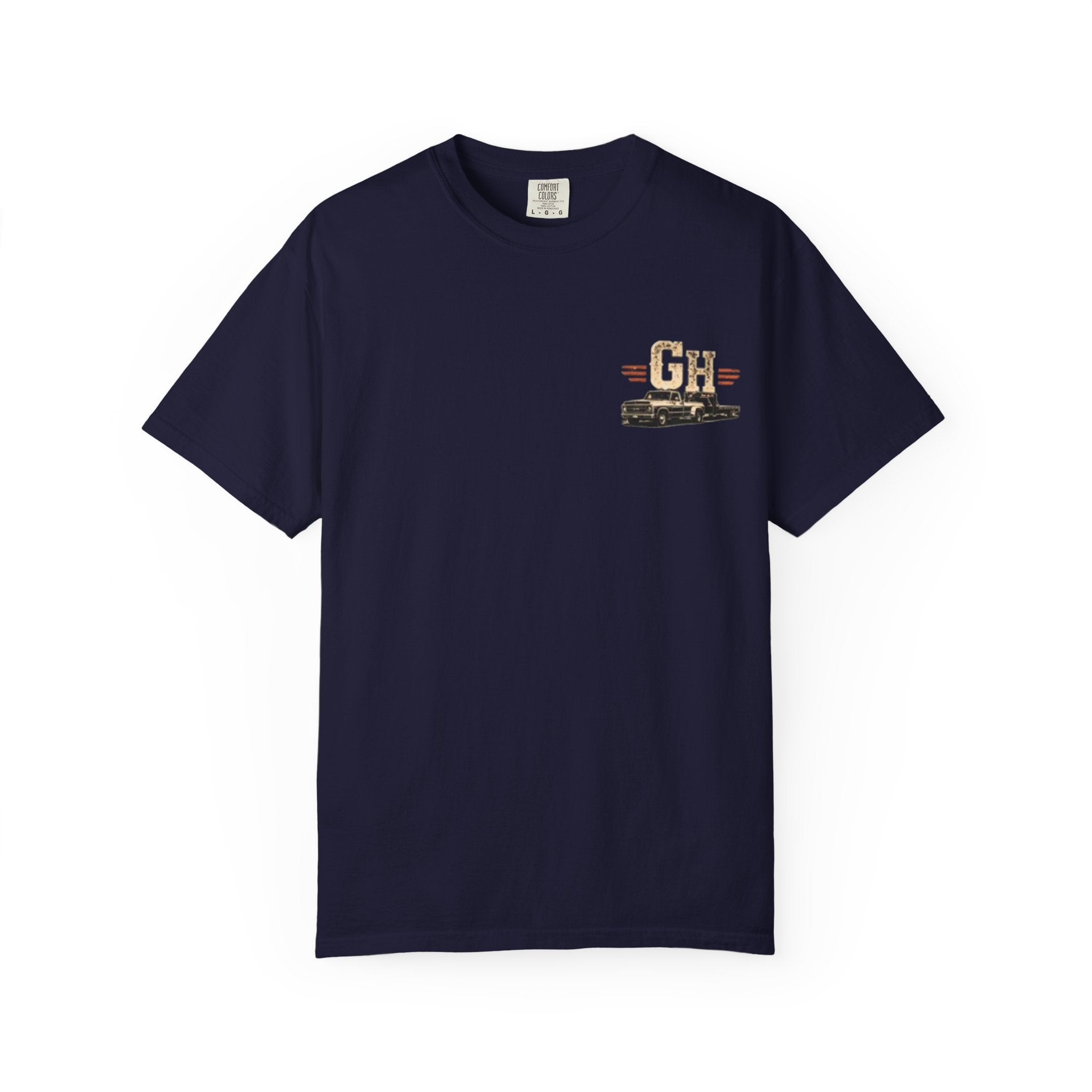 Vintage Pickup Truck T-Shirt — "Godseneck Hustlers" Retro Workwear Tee