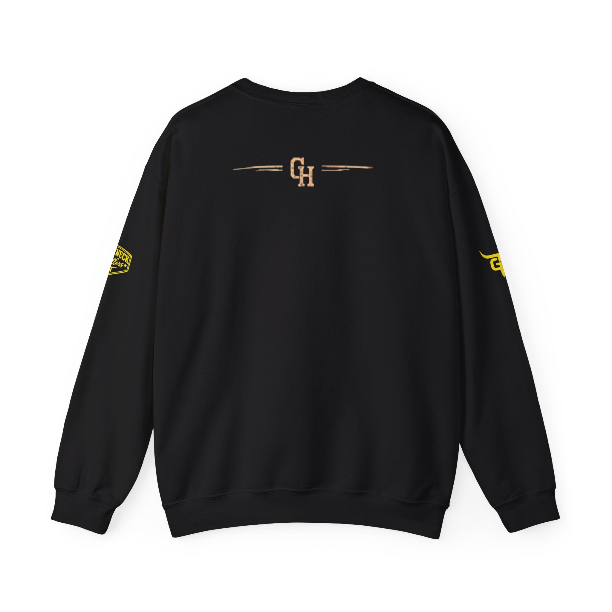 Gooseneck Hustlers logo Crewneck Sweatshirt | Western bull emblem