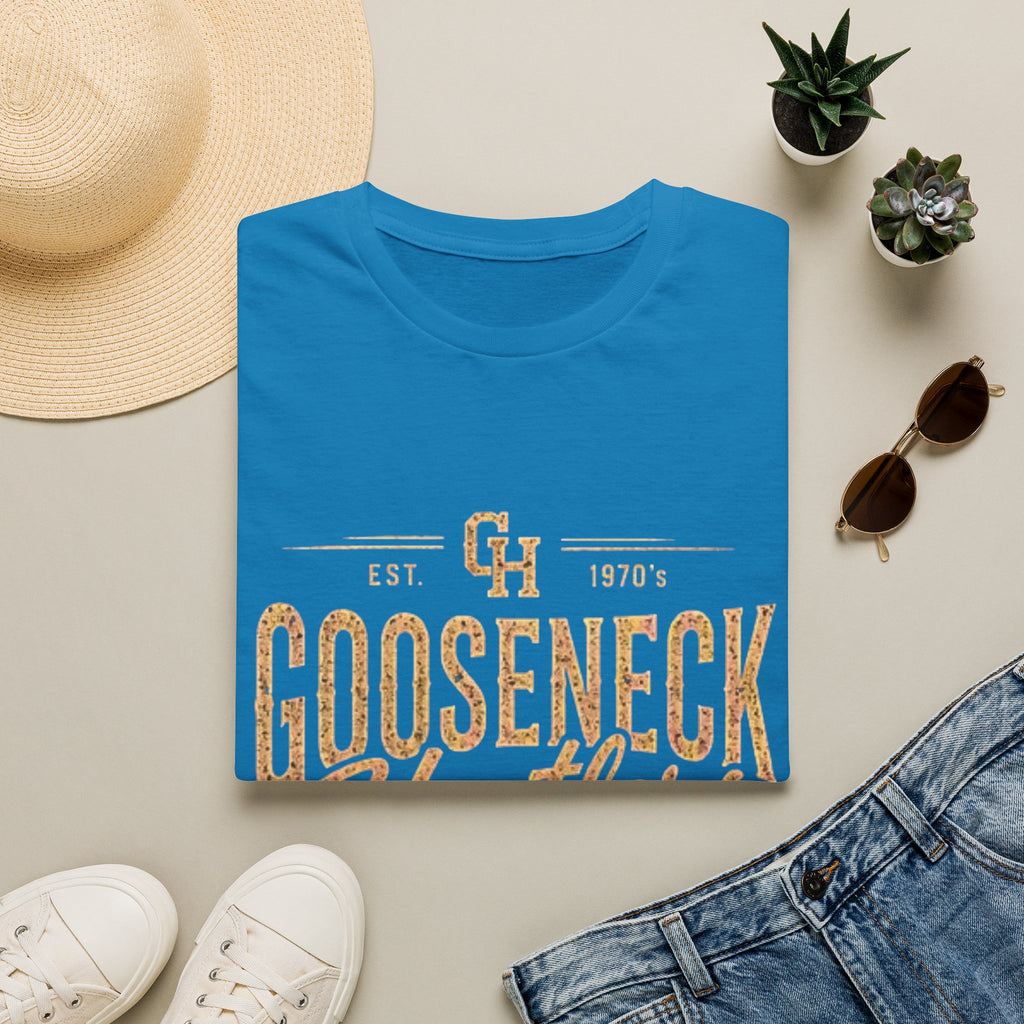 Gooseneck Hustlers T-Shirt — Vintage Script Logo Tee