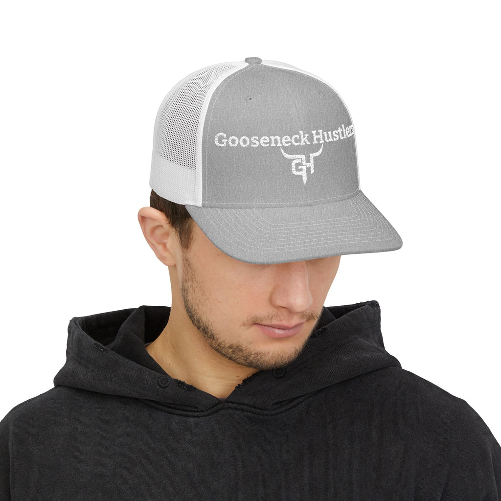 Goosehead Hustlers Trucker Cap | Vintage Skull Patch