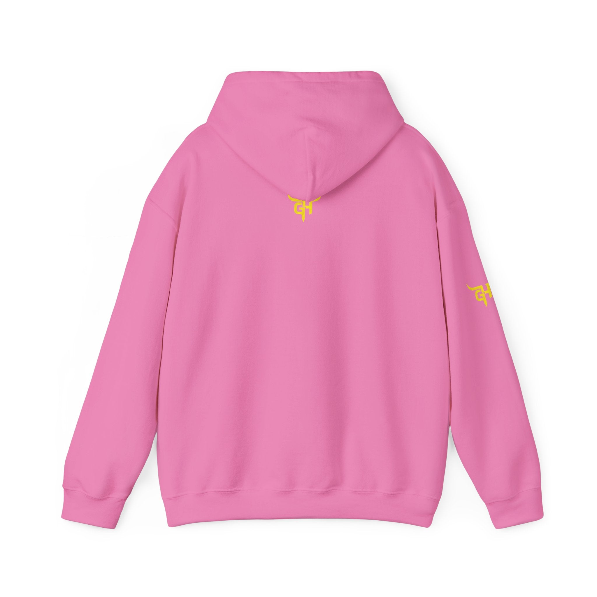 Gooseneck Hustlers Script Logo Hoodie | White Pullover Sweatshirt